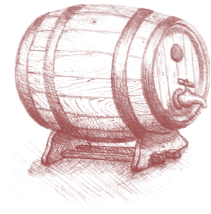an illustration of a barrel