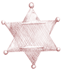 illustration of sheriff badge