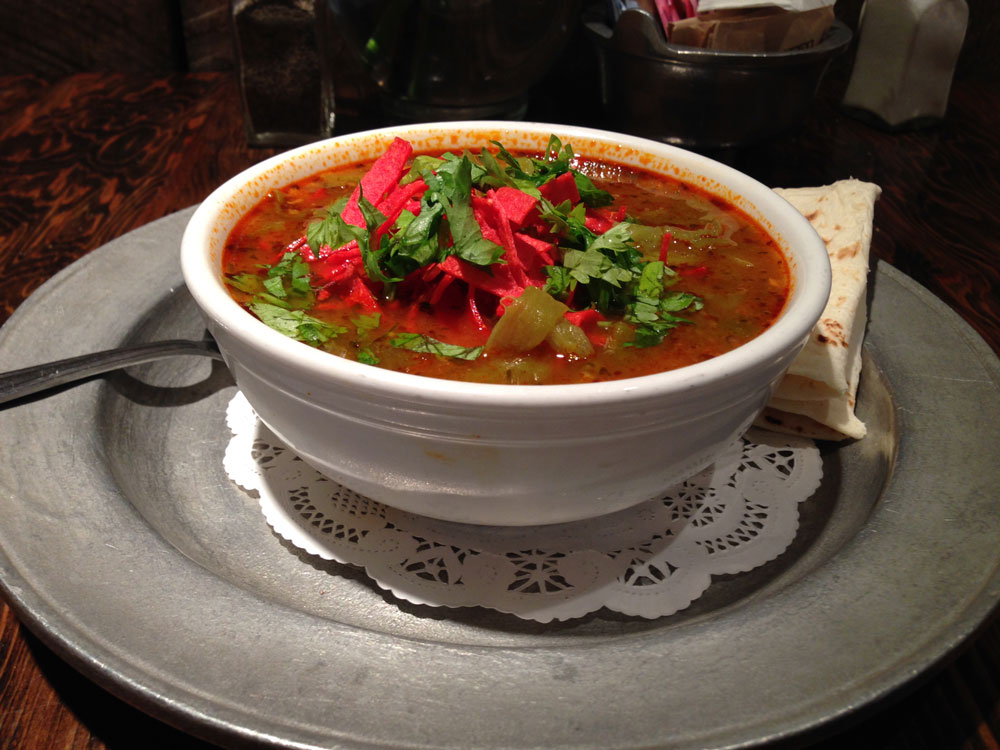 Red and Green Chile Posole image