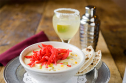 Green Chile Chicken Chowder recipe suggested serving