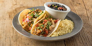 Two Chicken Softshell Tacos