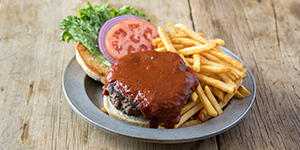 Housemade Red Chile Burger